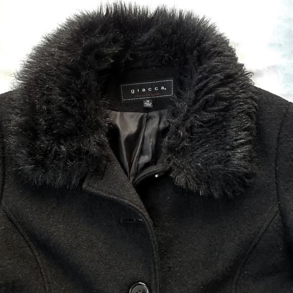 Giacca Wool Blend Long Coat - Picture 3 of 3